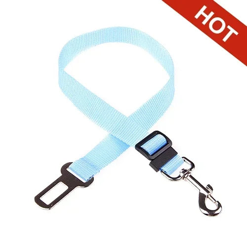 Adjustable Pet Car Seat Belt – Safety Harness for Dogs & Cats