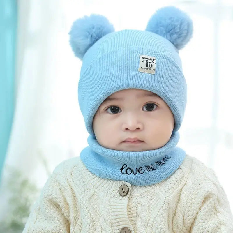 Warm Baby Knit Hat – Toddler Winter Set