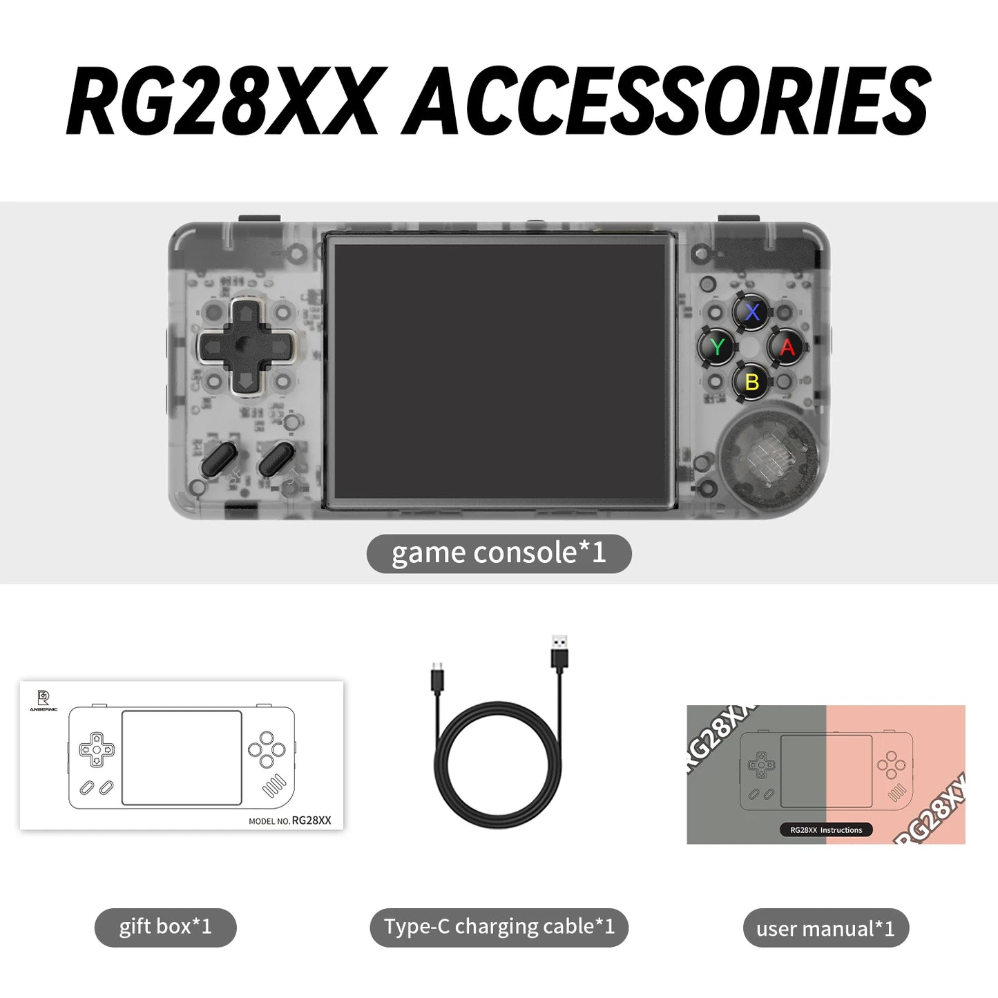 RG28XX Handheld Game Console – Ultimate Retro Gaming On-the-Go