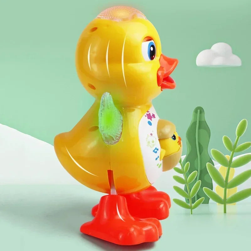 Electric Dancing Duck – Cute Musical & Light-Up Educational Toy for Kids