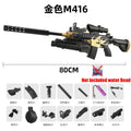 Ultra Shoppings 416 automatic toy gun firing 7-8mm hydrogel bullets, boys' toy with infrared reloading, ideal for New Year's gift