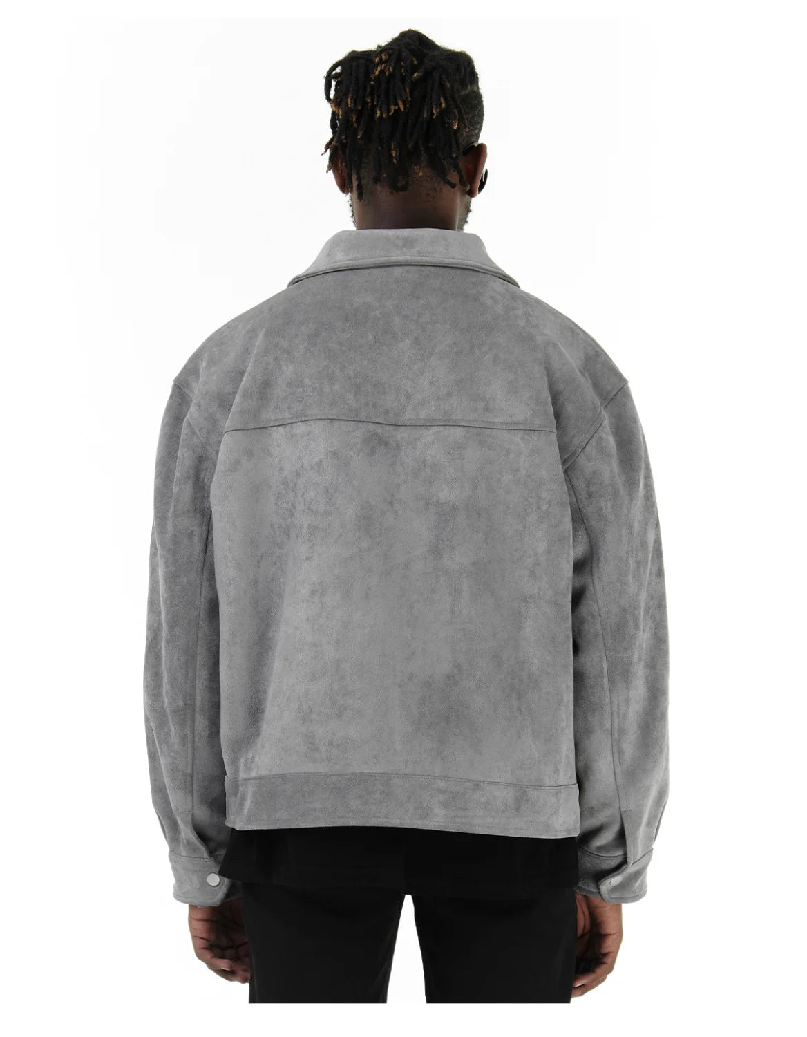 Casual Oversize Men's Jacket – Lapel Zipper Thick Coat