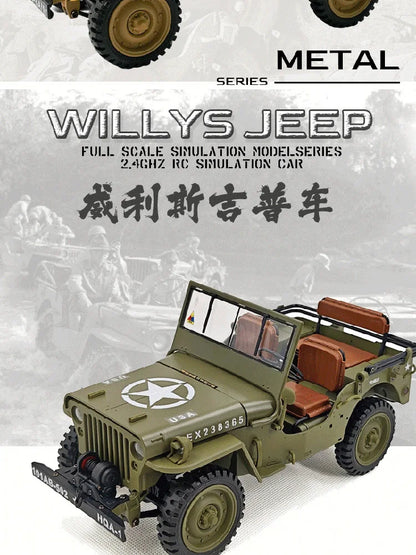 1:14 RC Military Car – HG4-58 4WD Electric Off-Road Model