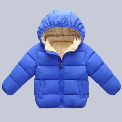 Plush Warm Outerwear – Boys & Girls Winter Jacket