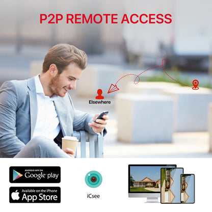 4K 8MP Dual-Lens PTZ WiFi Camera | AI Tracking Outdoor CCTV