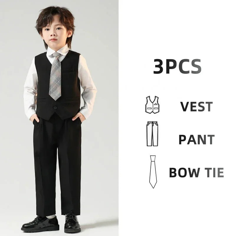 Children’s Handsome Blazer Suit – Slim Fit Formal Set