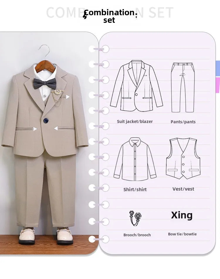 Little Gentleman Suit – Boys’ Formal Outfit for Wedding & Birthday