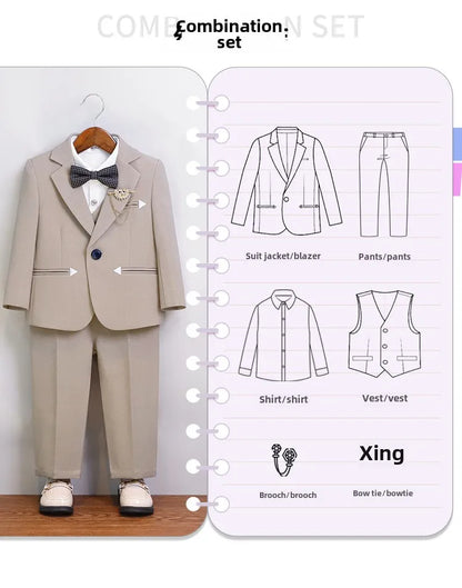 Little Gentleman Suit – Boys’ Formal Outfit for Wedding & Birthday