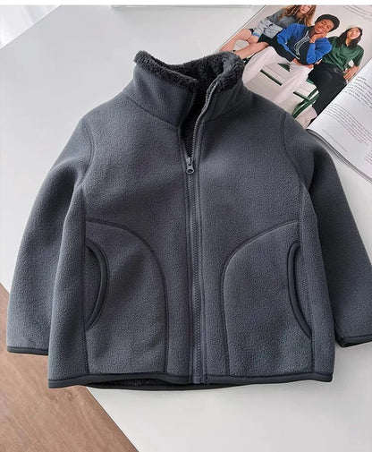 Thick Zipper Sweater for Boys & Girls – Cozy Style