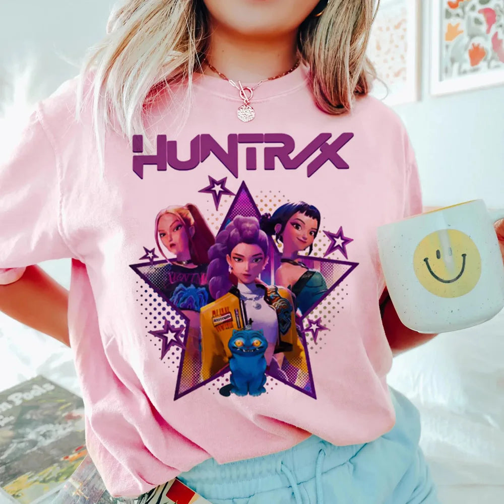 Anime Kpop Demon Hunters Kids T-Shirt – Casual Street Style Top