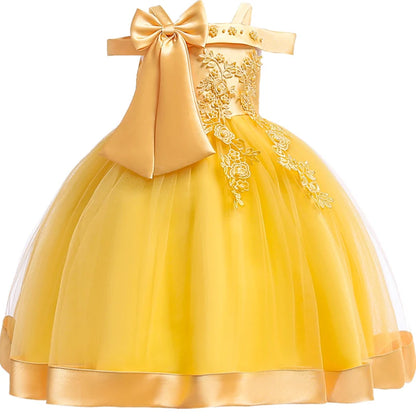 Elegant Christmas & Party Dress for Girls (3–10Y)