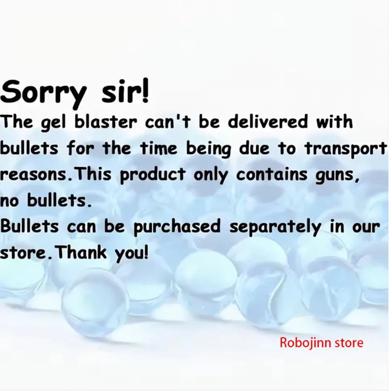 Ultra Shoppings M416 Gel Ball Blaster Gun with 30m range, 7.4V battery, safe gel beads, outdoor battle game toy