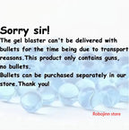Ultra Shoppings M416 Gel Ball Blaster Gun with 30m range, 7.4V battery, safe gel beads, outdoor battle game toy