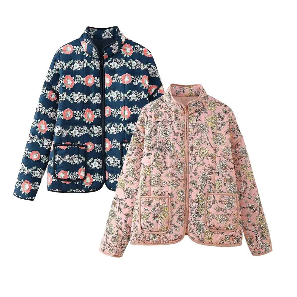 Button-Decor Quilted Jacket – 2025 Casual Fashion Coat