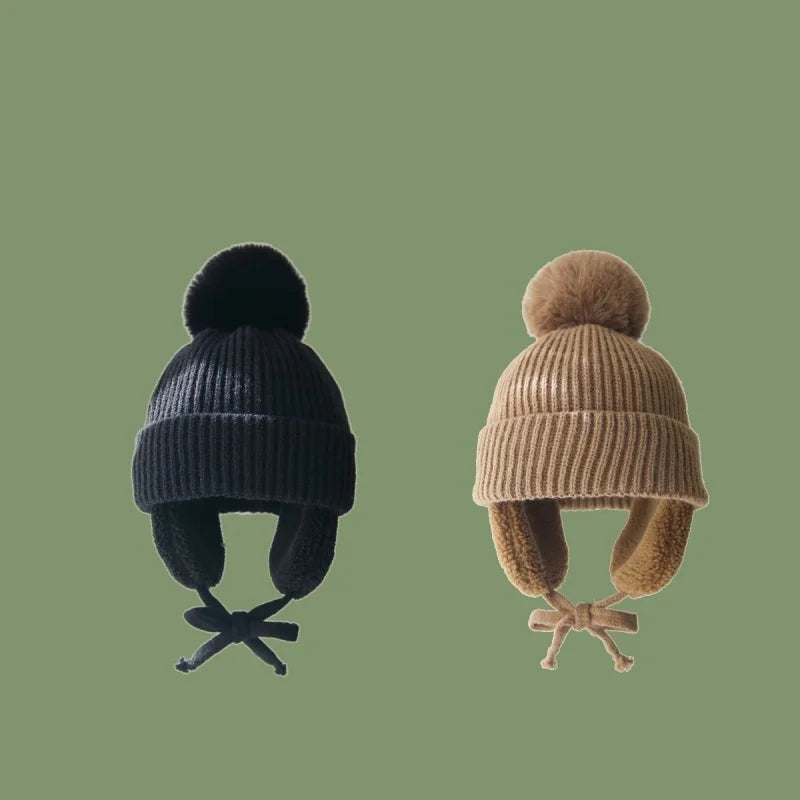 Cozy Wool Knit Hat – Baby & Kids Winter Wear