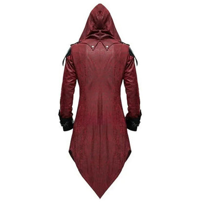 Assassin Cosplay Medieval Hooded Jacket Costume