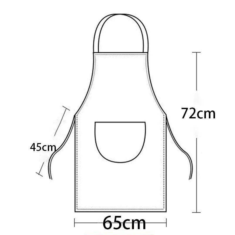 2024 Waterproof & Oil-Proof Kitchen Apron – Unisex Cooking & Baking Essential