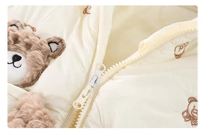 Baby Cotton-Padded Romper – Soft & Warm