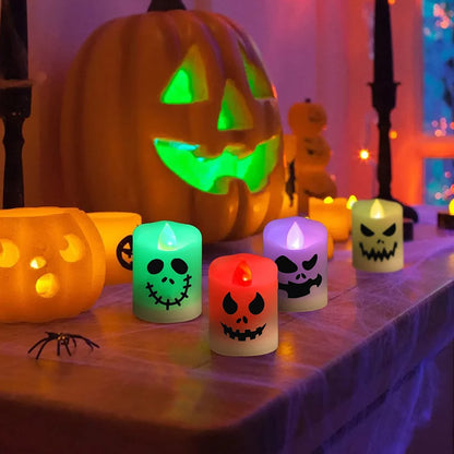 6pcs LED Halloween Candles – Spooky Glow for Any Occasion!