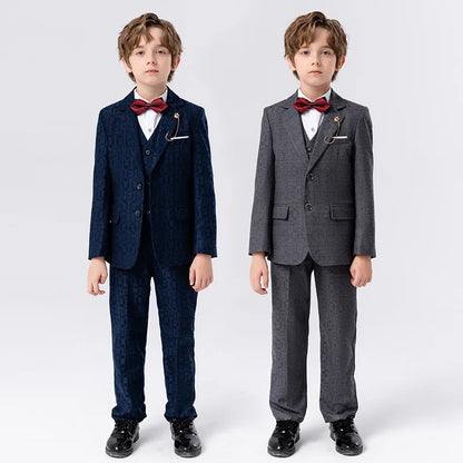 Classic Gray Suit for Boys – 1–14Y Formal & Performance Set