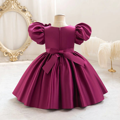 Cute Kids Formal Red Dress – Birthday & Events