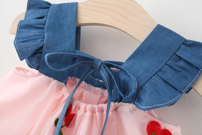 Sweet Toddler Girl Bow Princess Outfit 0–3Y