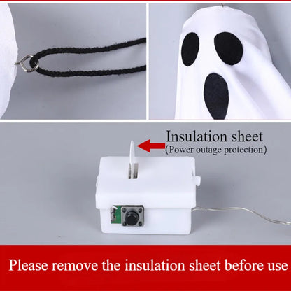 2024 LED Glow Ghost: Spooky Hanging Decor for Halloween Fun