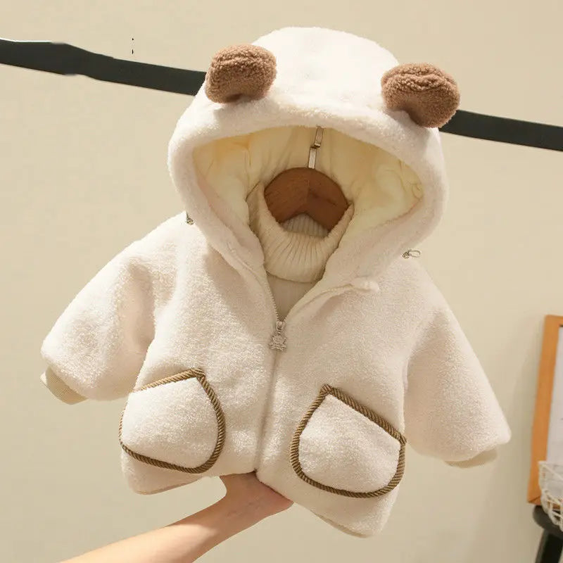 Children’s Cotton-Padded Hoodie Jacket