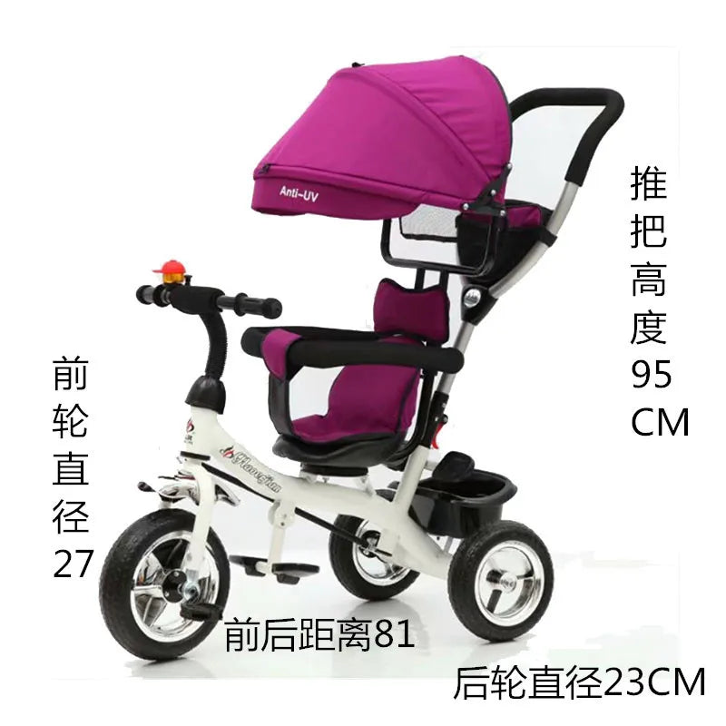 New Reversible Children's Tricycle – 3-in-1 Kids Bike & Scooter