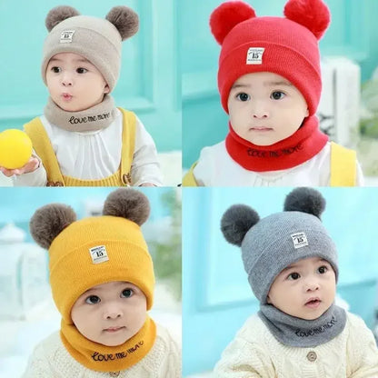 Warm Baby Knit Hat – Toddler Winter Set