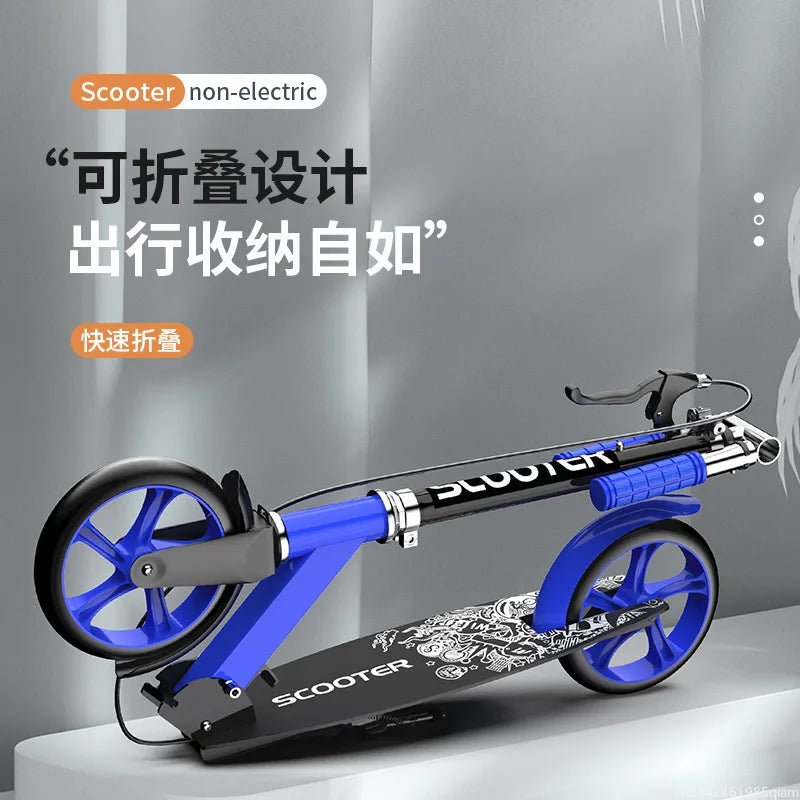 Foldable Two-Wheeled Scooter – Perfect for Kids, Teens, and Adults