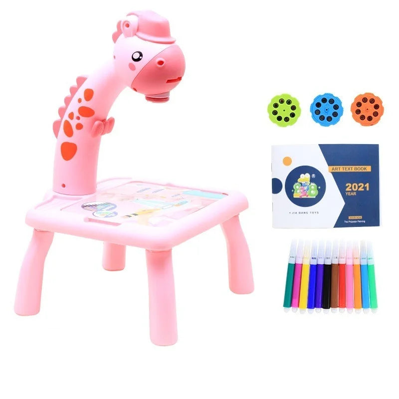 Mini LED Projector Drawing Table – Educational Art Toy for Kids