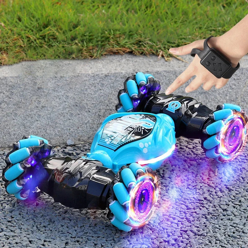 4WD RC Drift Stunt Car – Music, LED Lights & 360° Rotating Spray Action!