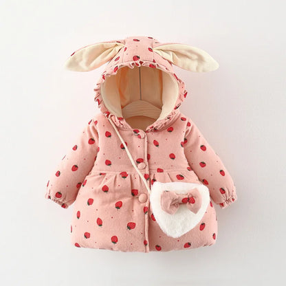 Toddler & Kids Bunny Ear Winter Outerwear