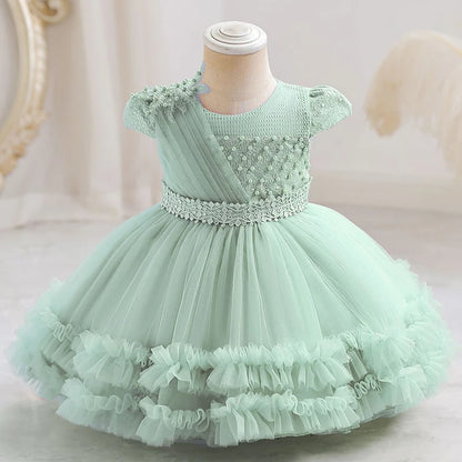 Baby Girl Birthday Dress – Princess Tulle Gown