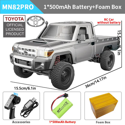 RC Pickup Truck MN82 – 1/12 Scale 4WD Off-Road Toy Car