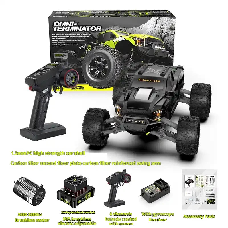1:10 RC Off-Road Car – LLL Terminator Brushless 4WD Electric Toy