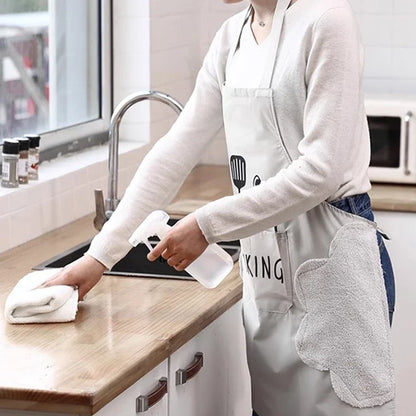 2024 Waterproof & Oil-Proof Kitchen Apron – Unisex Cooking & Baking Essential