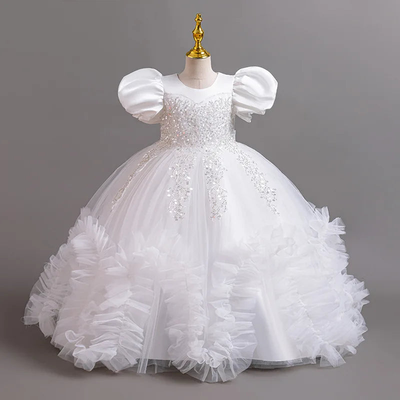 Beautiful Embroidered Dress for Girls 4–12 Years