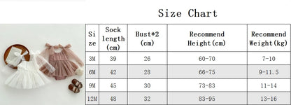 Baby Girl Summer Party Romper Set