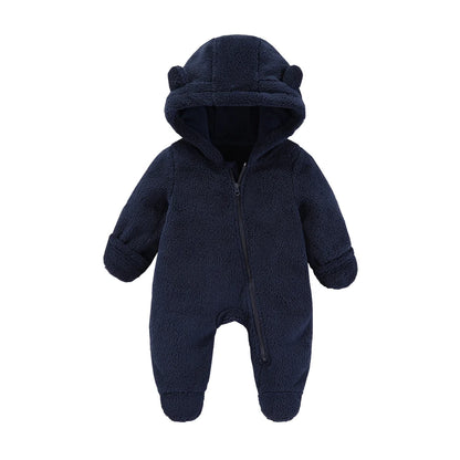 Cozy Cartoon Print Baby Bodysuit – Unisex 0-19 Months