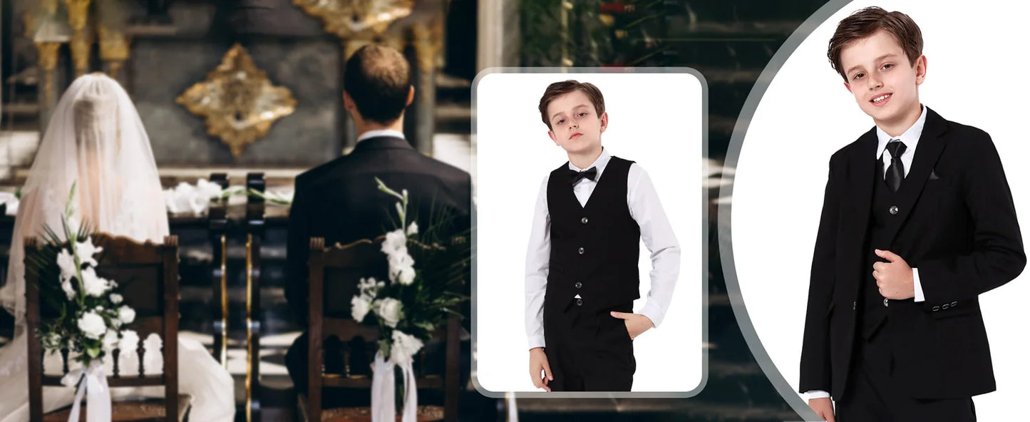Kids’ Elegant Suit – Blazer & Pants Outfit for Easter, Birthday & Halloween