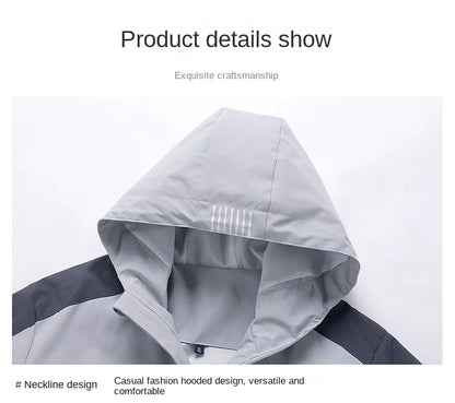 All-Weather Kids’ Jacket – Loose Fit, Waterproof Fabric