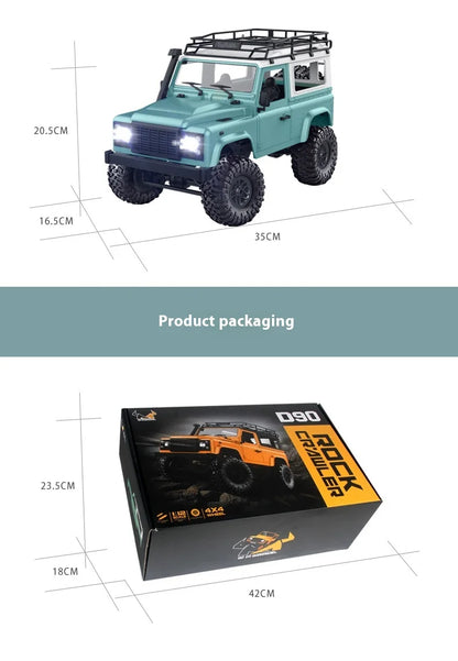 1:12 MN90 RC Car – Off-Road Vehicle for Boys & Men Gift