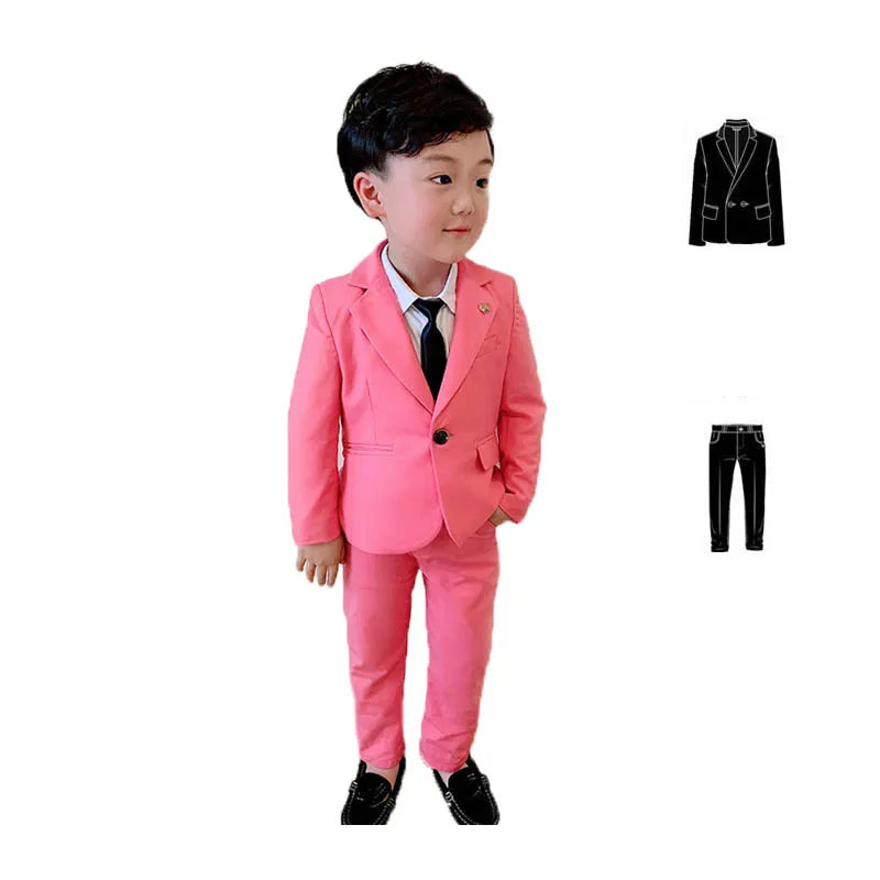 Children’s Khaki Blazer Suit – Wedding & Performance Tuxedo