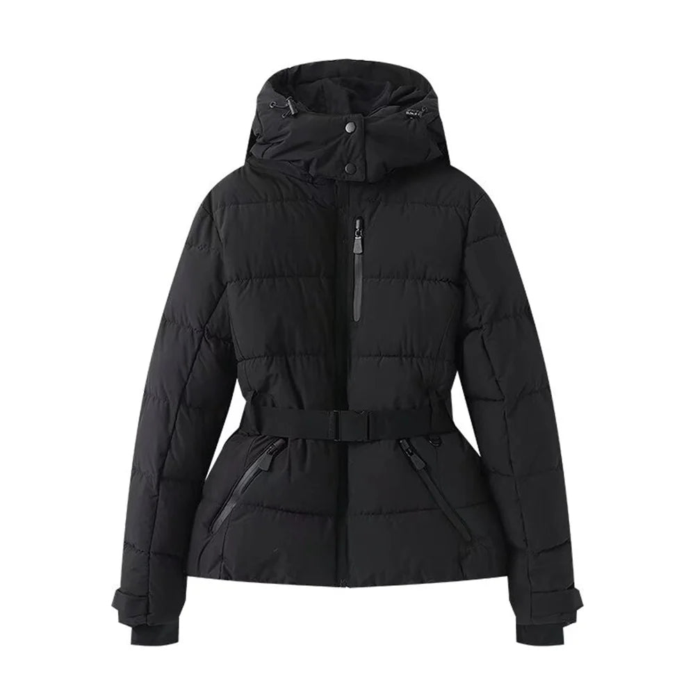 Women's Ski Style Cotton Jacket – Winter Slim Fit