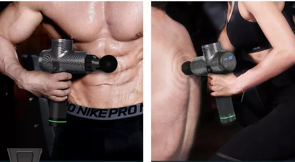 Fascial Massage Gun Electric Percussion Pistol for Deep Tissue Muscle Relaxation & Pain Relief - Ultra Shoppings