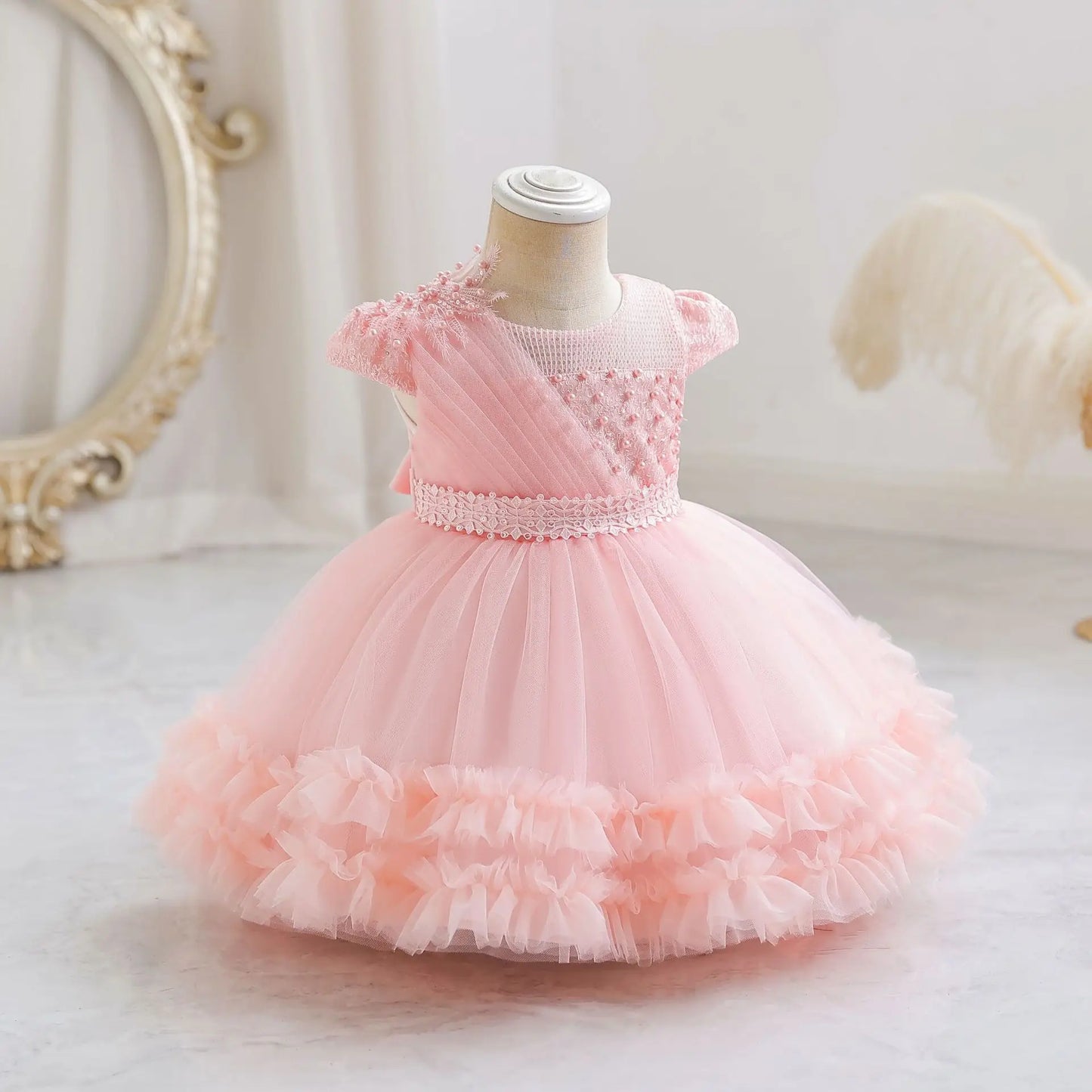 Baby Girl Birthday Dress – Princess Tulle Gown