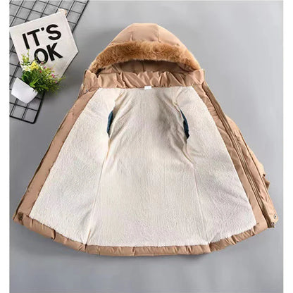Kids’ Hooded Padded Coat – Thick & Cozy Winter Wear