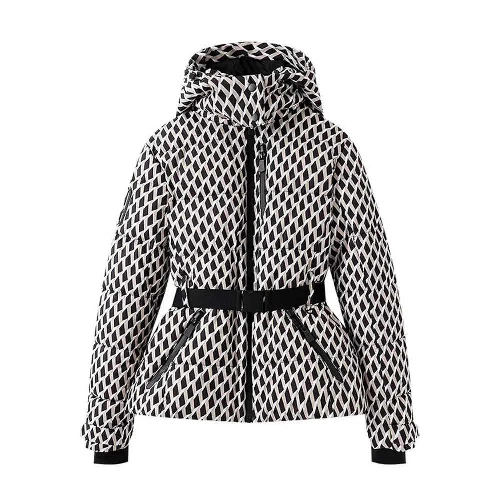 Women's Ski Style Cotton Jacket – Winter Slim Fit